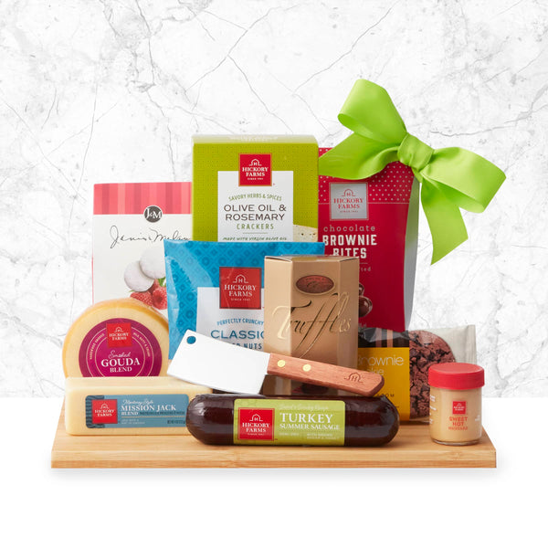 Hickory Farms Cheese & Crackers with Cutting Board