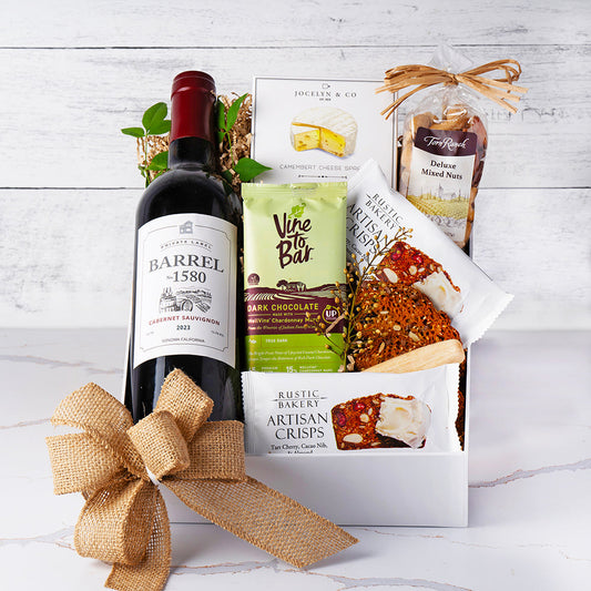 Sonoma Wine & Artisan Cheese Gift Basket