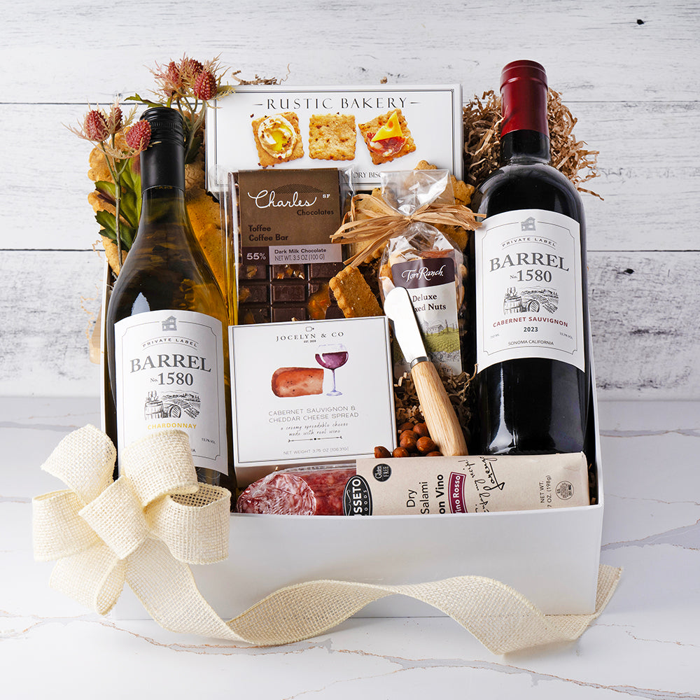 Sonoma Select Wine & Cheese Pairing Gift Basket