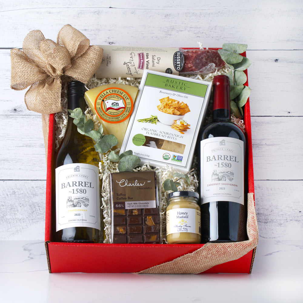 A Taste of Sonoma Wine Gift Basket