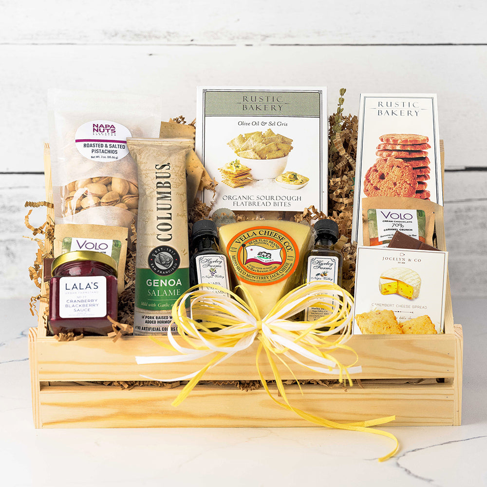 Sonoma Artisan Meat & Cheese Gourmet Gift Basket