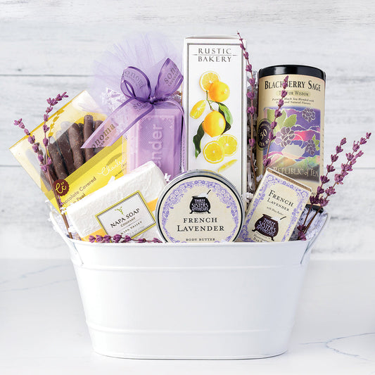 Lavender Fields & Lemon Sweets Gift Basket