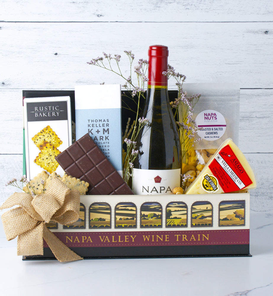 Welcome to Napa Wine Train Gift Basket