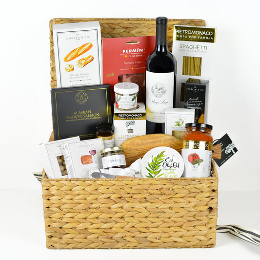 The Grand Gourmet Premium Wine Gift Basket