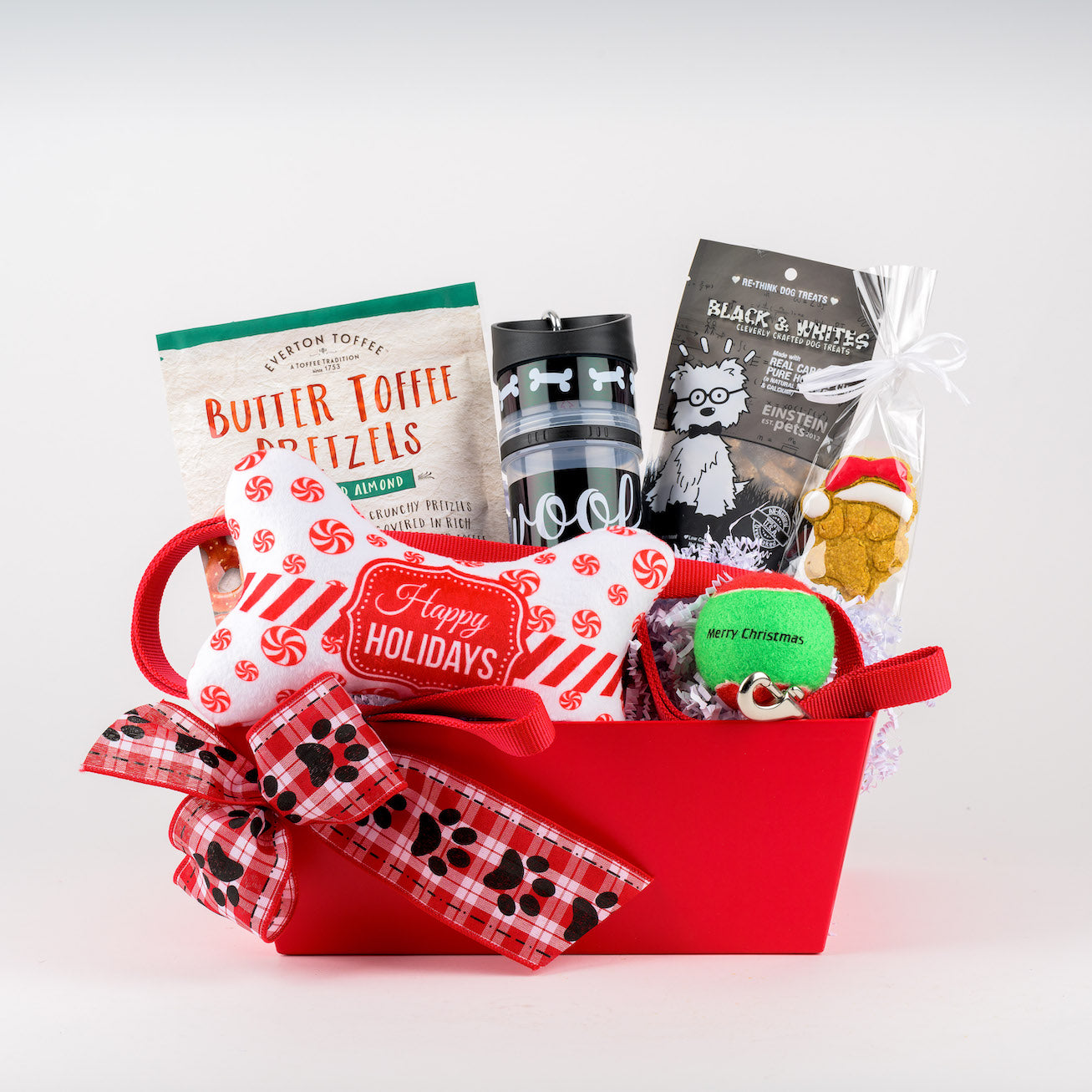 Wag and Wander Holiday Dog Walker Gift Basket