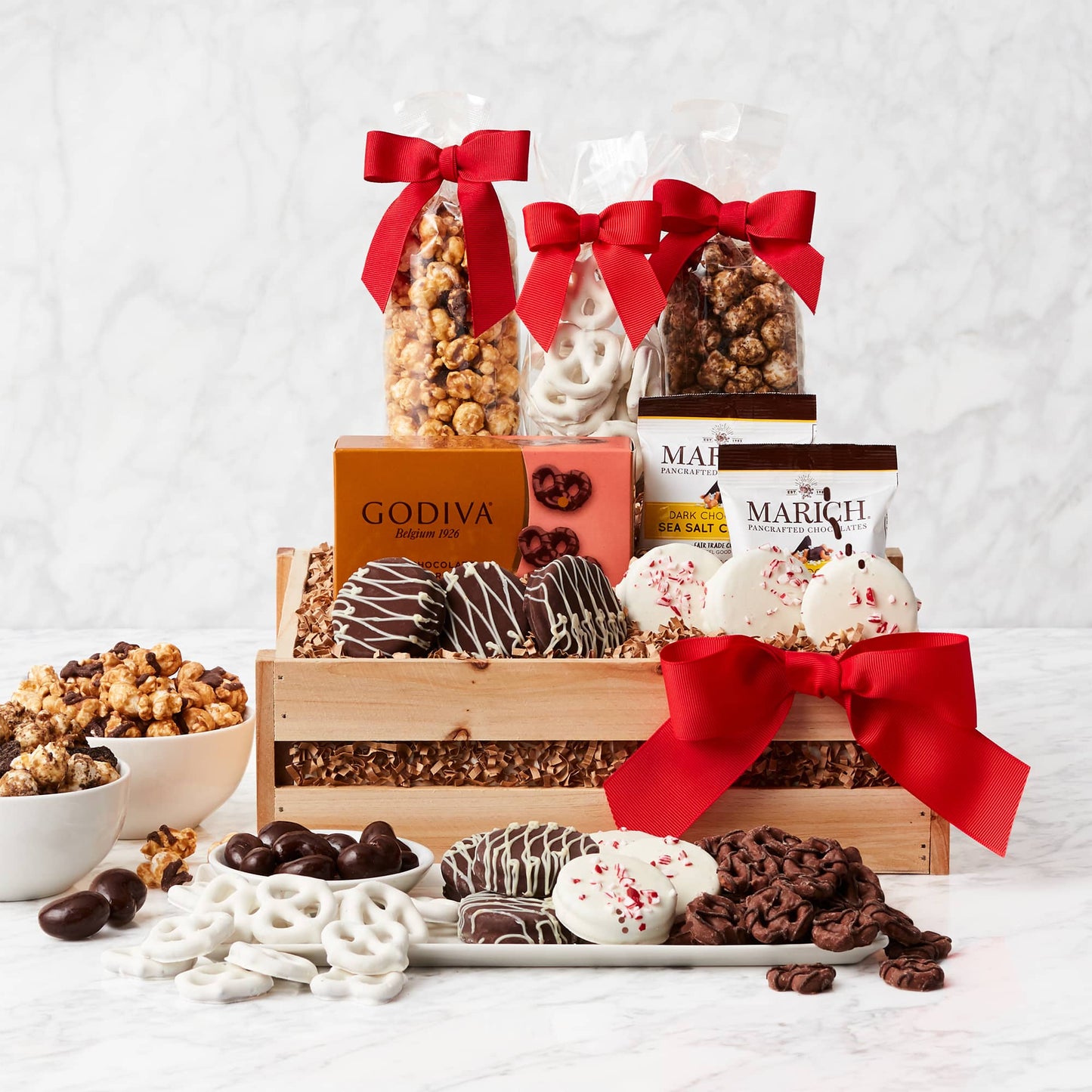 Crunchy Crunch Sweetness Holiday Gift Basket